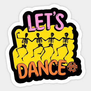 Funny Skeleton | Let's Dance Sticker